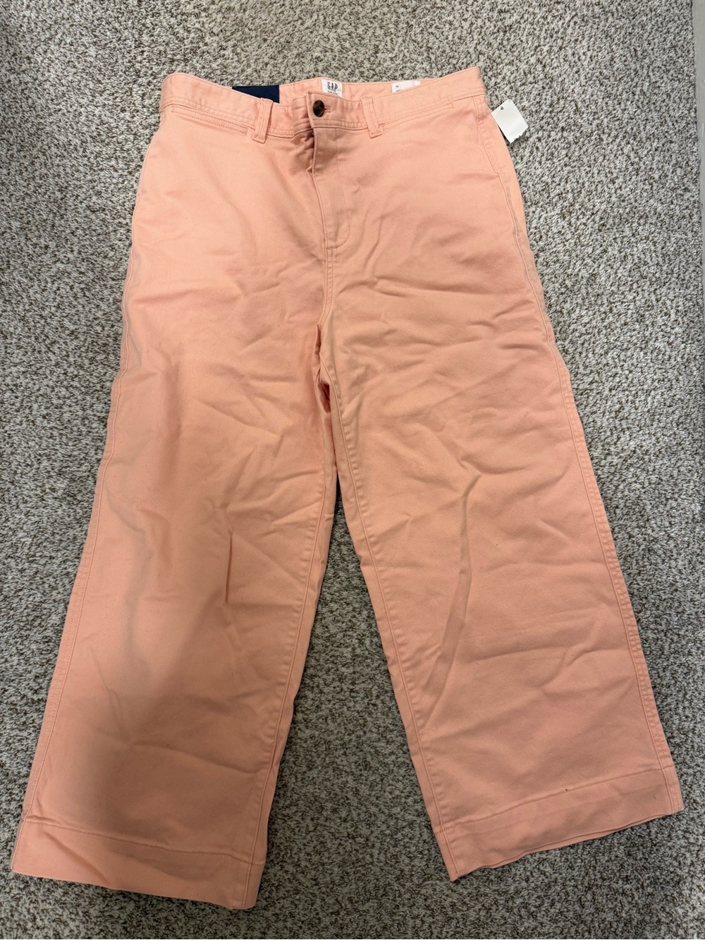 NWT gap high rise wide leg crop sz 14